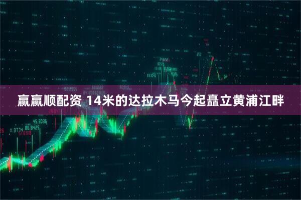 赢赢顺配资 14米的达拉木马今起矗立黄浦江畔